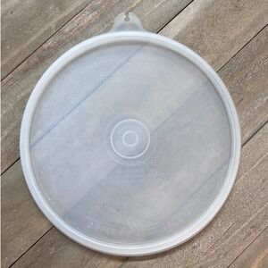 Tupperware 5.75" Round Clear 238-29 Container Lid Made in‎ USA Replacement Part